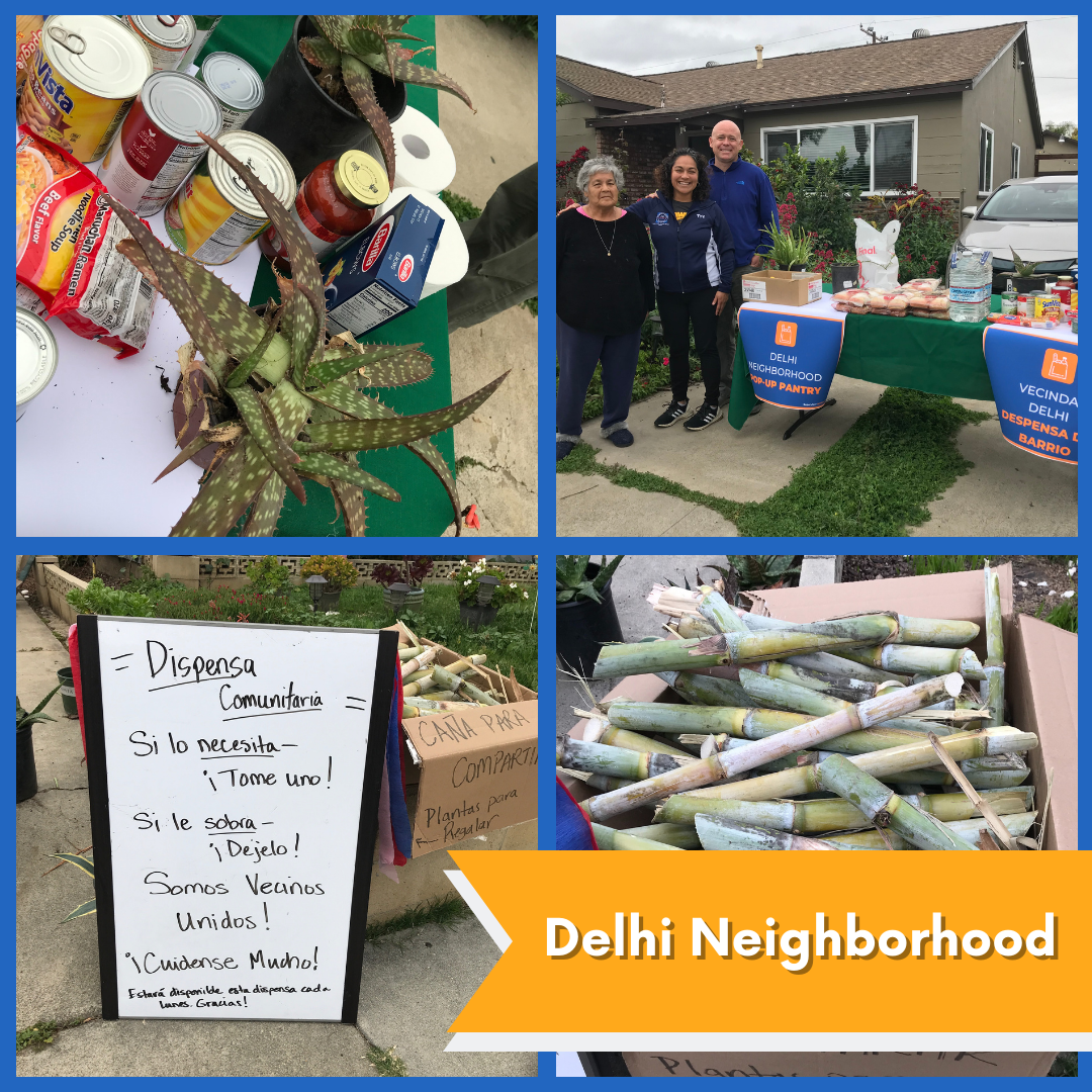 Delhi Neighborhood Pop-Up Pantry