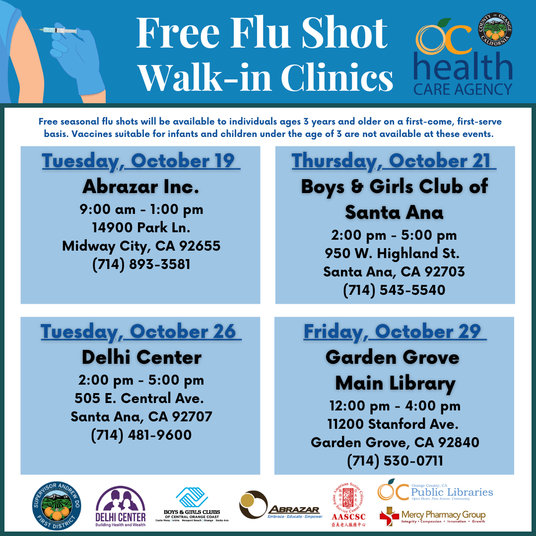 2021 Flu Shot Clinics 1