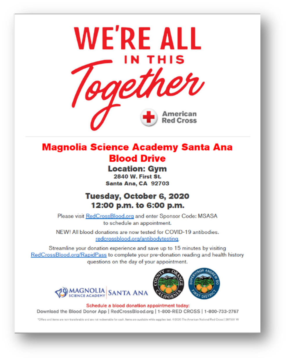 OC Blood Drive 10/06