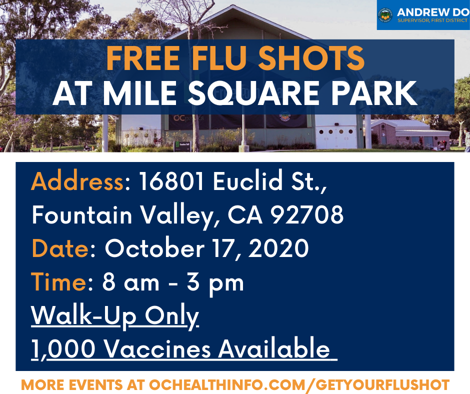 Flu Shot Clinic @ MSP 10/17