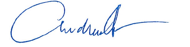 Supervisor Andrew Do's Signature