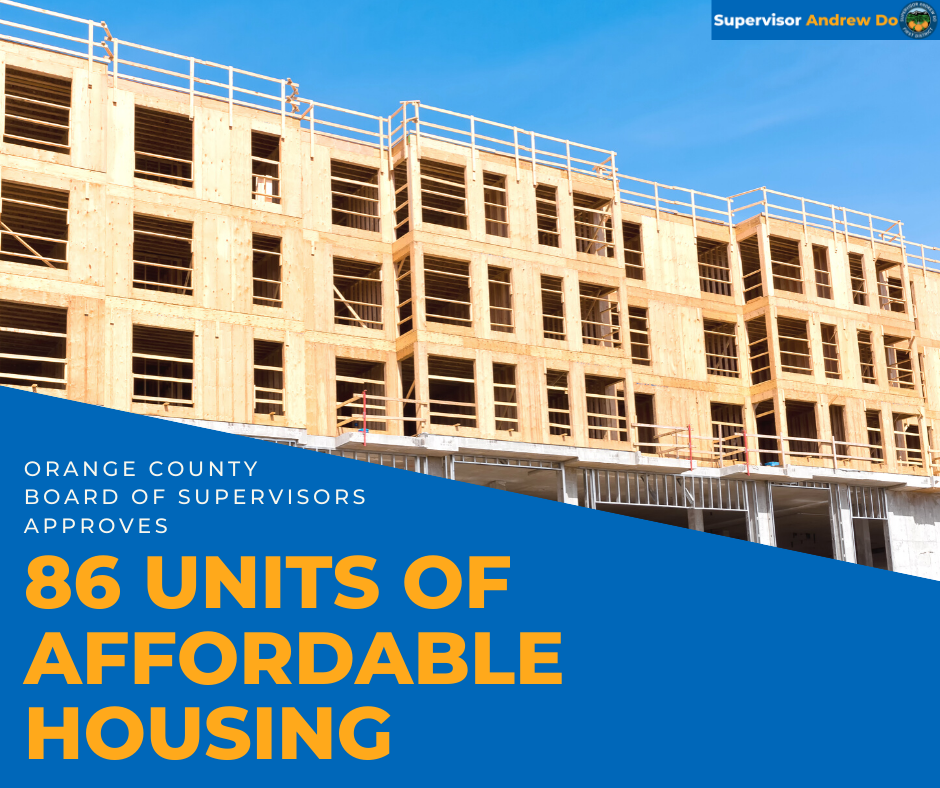 Affordable Housing:  86 Affordable Housing Units Coming to Orange County